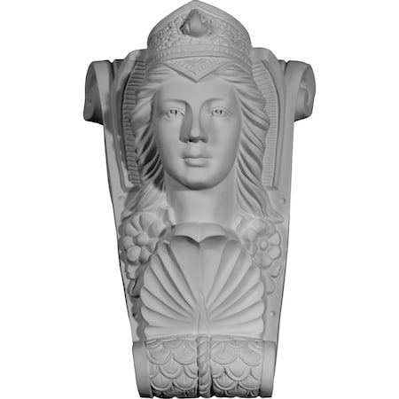 Ekena Millwork 13 3/4"W x 20 7/8"H x 7 7/8"P Hera Onlay ONL14X21X08HE